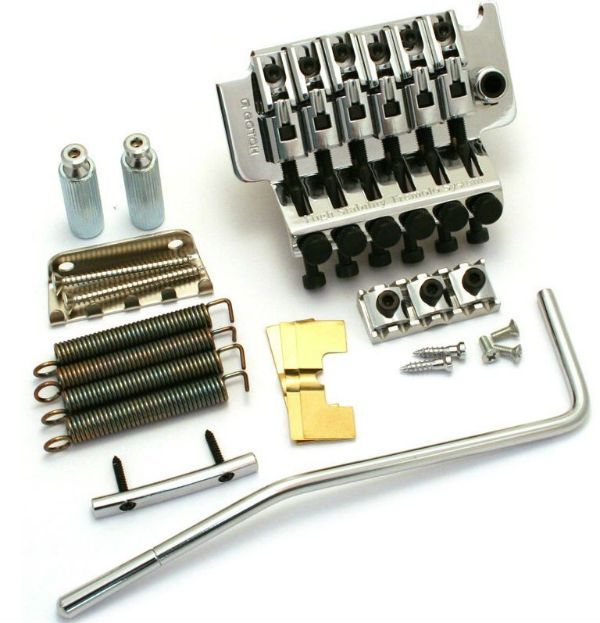 Uno de los tipos de puentes para guitarra es el Floyd Rose
