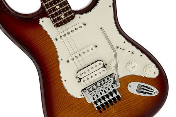 Guitarra con puente flotante