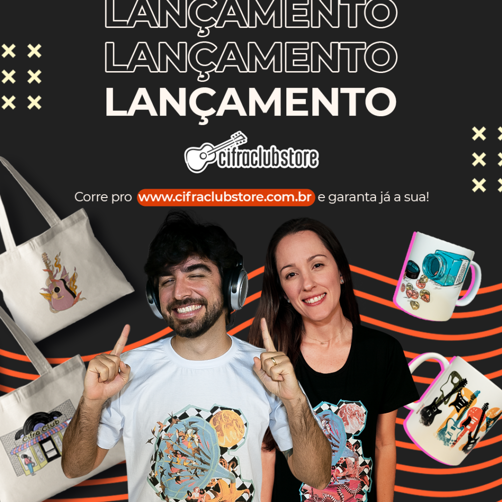 Novos produtos do Cifra Club estão à venda
