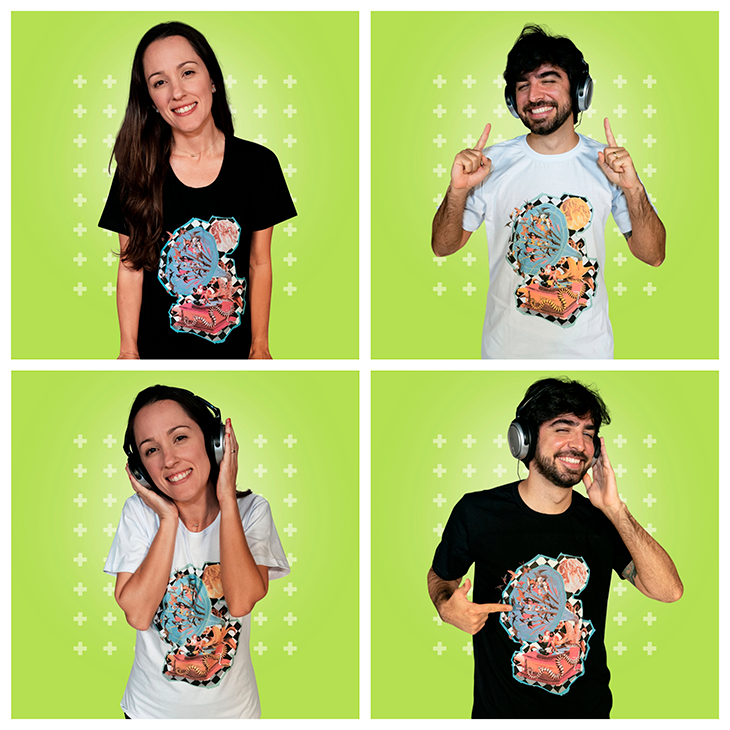 A Camiseta Gramofone | Just Jazz é um dos novos produtos do Cifra Club