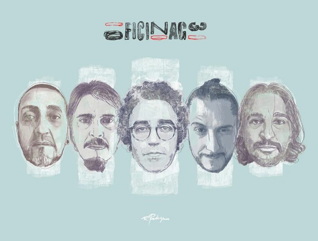 Imagem que divulga novidades da banda Oficina G3
