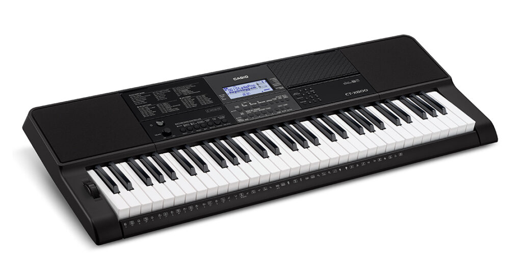 CT-X800, teclado da marca Casio, ideal para iniciantes