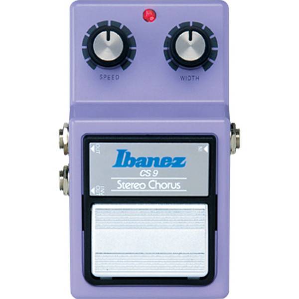 Pedal de guitarra Chorus CS9, clássico da Ibanez