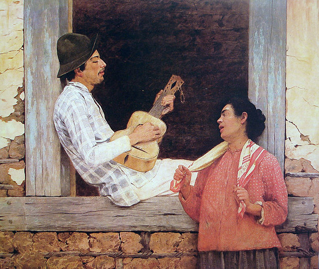 A matriz da viola caipira está imortalizada na obra de Almeida Júnior