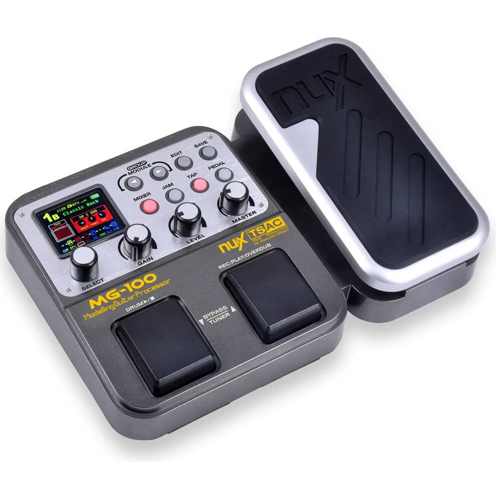 NUX MG100, uma das indeais pedaleiras de guitarra para iniciantes