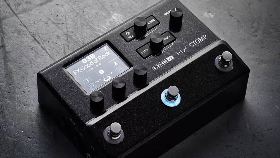 Line 6 HX Stomp, um dos melhores modelos de pedaleiras de guitarra