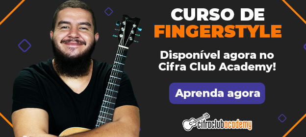 Capa do curso de fingerstyle do Cifra Club Academy com Gustavo Fofão