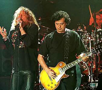 Resultado de imagen de Robert Plant, Jimmy Page los del rio