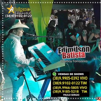 Foto da capa: Edimilson Batista CD Do DVD 2020 Ao Vivo Clube Cabos e Soldados Montes Claros/MG