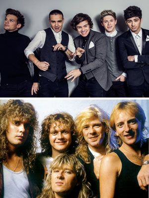 One Direction e Def Leppard