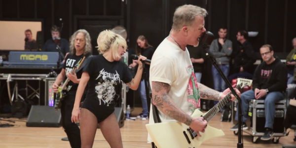 Gaga-metallica Ensaio não rendeu bom show