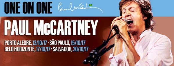paul mccartney está a caminho do Brasil