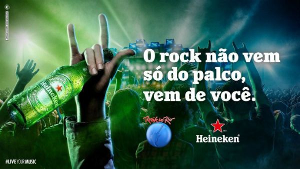 Heineken é a cerveja oficial do Rock in Rio