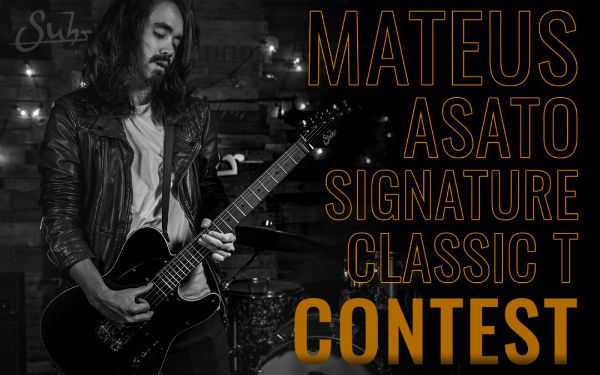 guitarrista-mateus-asato_concurso Mateus Asato com sua guitarra Suhr Mateus Asato Signature Classic T