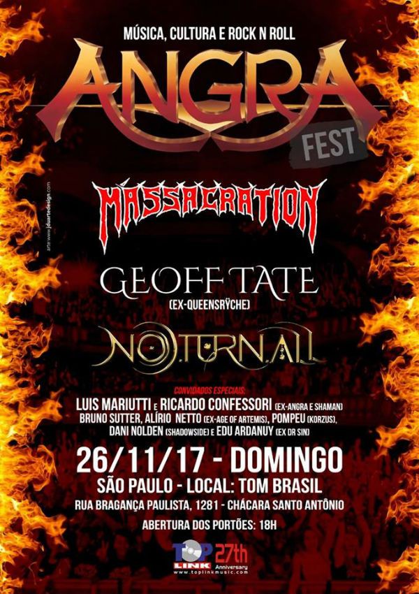 Angra Tom Brasil 7 De Novembro Primeira Edicao Do Angra Fest Reune Astros Do Metal Em Sao Paulo
