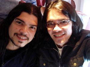 oziel_gustavo Gustavo e Oziel foram juntos para Londres