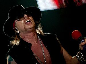foto Axl Rose preferiu ficar no hotel