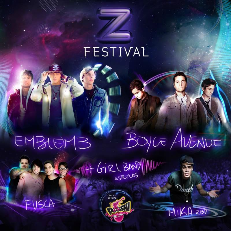 Divulgado lineup do Z Festival; exRebeldes estão confirmados Cifra