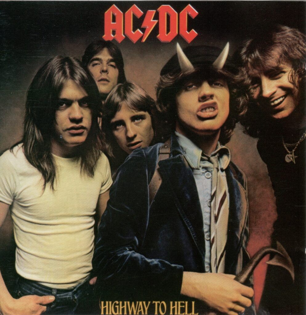 Capa do álbum Highway To Hell, do AC/DC