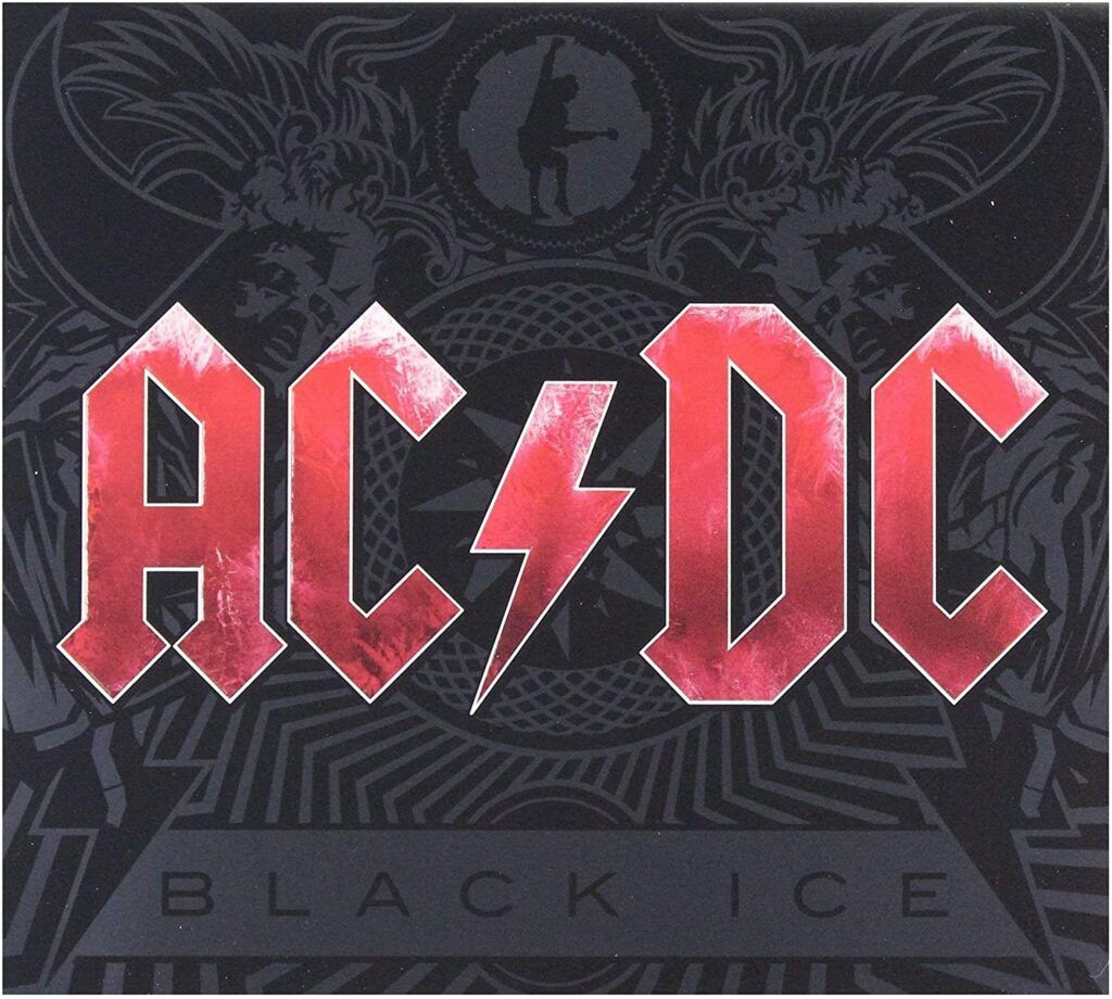 Capa do álbum Black Ice, do AC/DC
