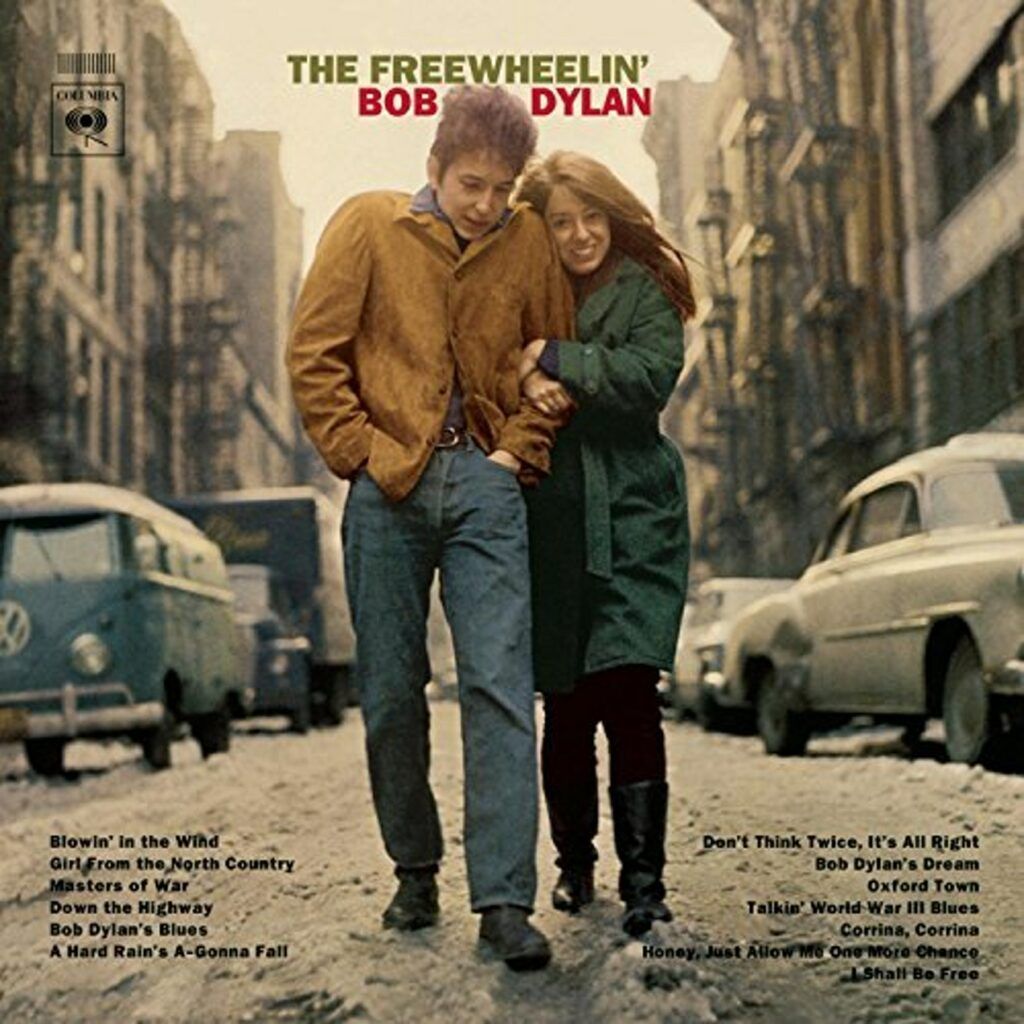 Capa de The Freewheelin, do Bob Dylan