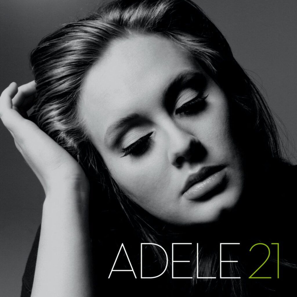 Capa do álbum 21, da Adele