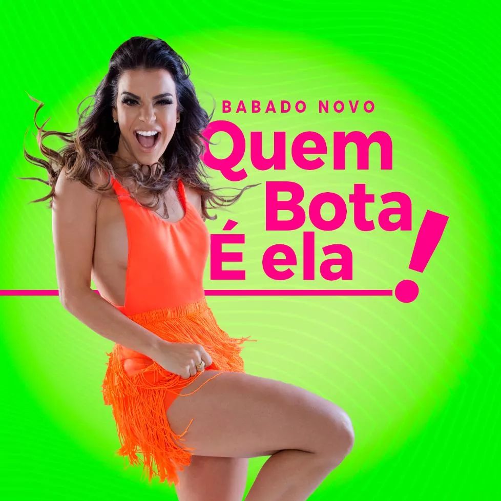 Capa do novo single da banda Babado Novo