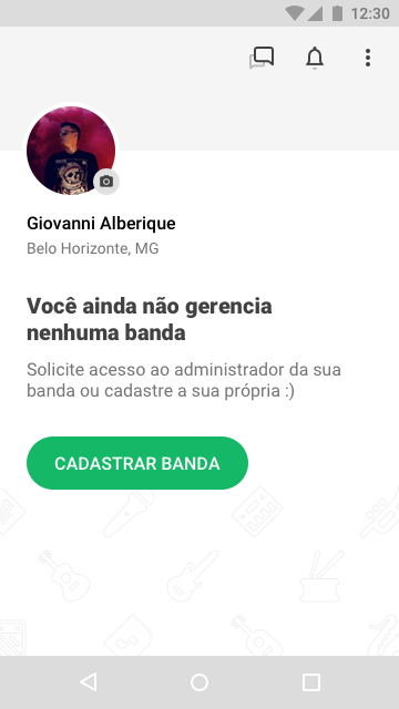 "Gerenciador para Artista" também serve para criar um Palco MP3