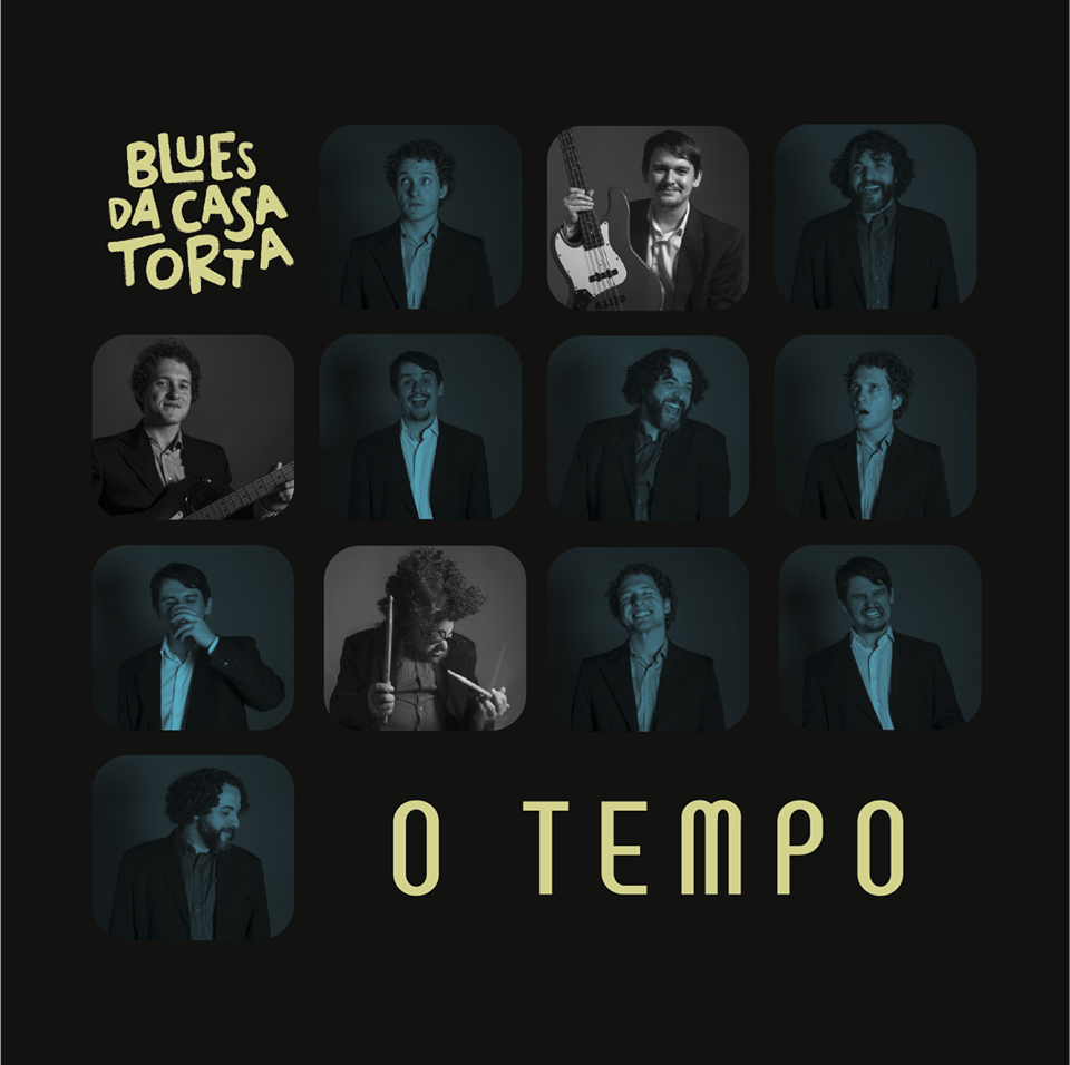 Capa do disco O Tempo, estreia da banda Blues da Casa torta