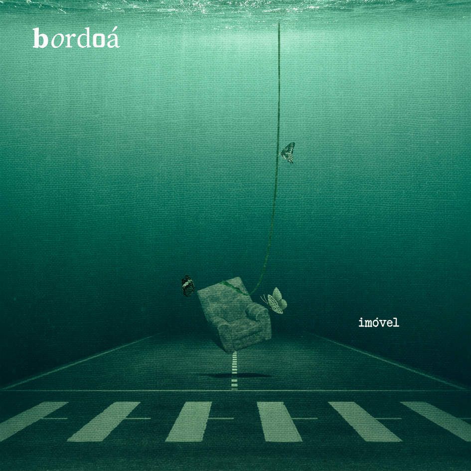 Capa de divulgação do single Imóvel, da banda Bordoá