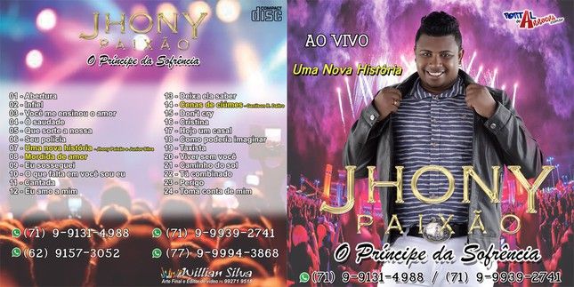 Asas Livres Palco Mp3 Volume 1 Musicas Jhony Paixao Vol 3 Palco Mp3