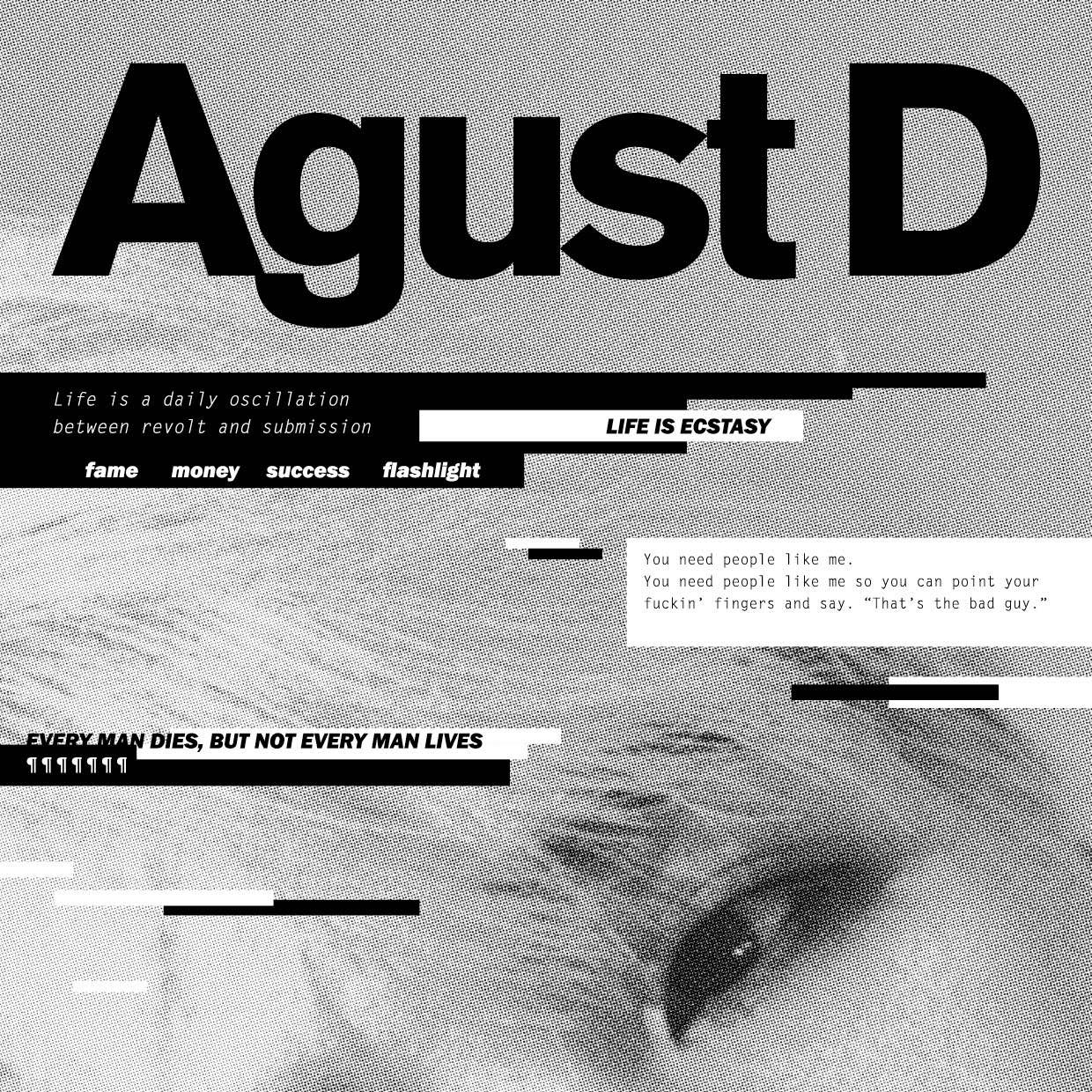Imagem do álbum Agust D do(a) artista Agust D