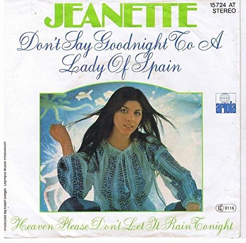 Imagem do álbum Don't Say Goodnigh To a Lady Of Spain do(a) artista Jeanette