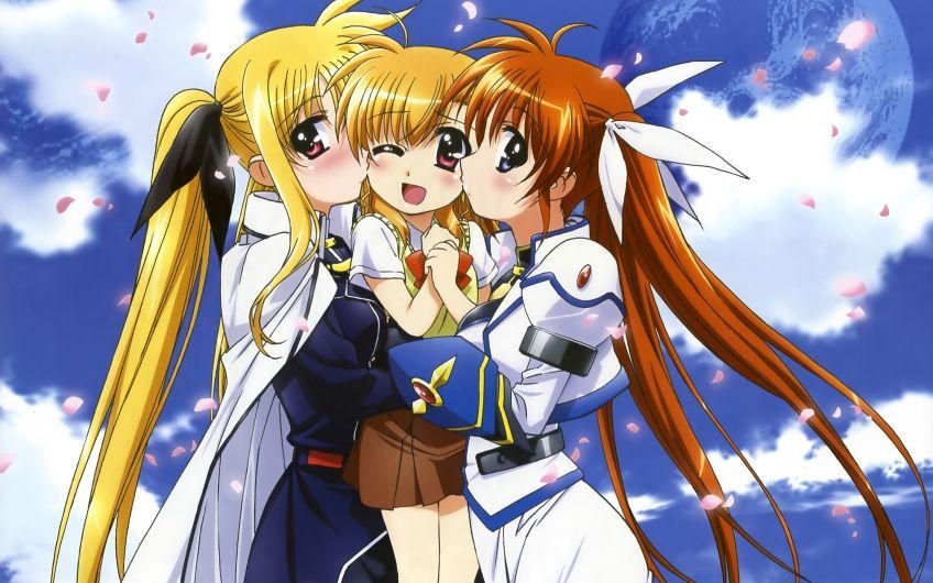 Get Wallpaper Little Wish Lyrical Step Mahou Shoujo Lyrical Nanoha Letras Com For Free